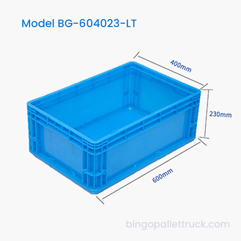 45 l veľkokapacitný logistický prepravný box pre priemyselný náklad