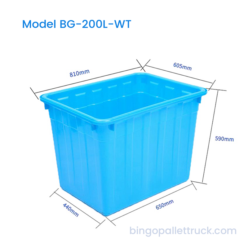 200L HDPE nádrž na vodu na vodné produkty a morské plody