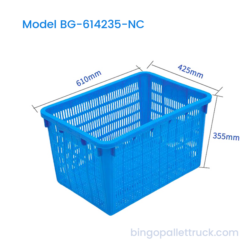 65 l skladná plastová prepravka HDPE logistický kôš na zeleninu