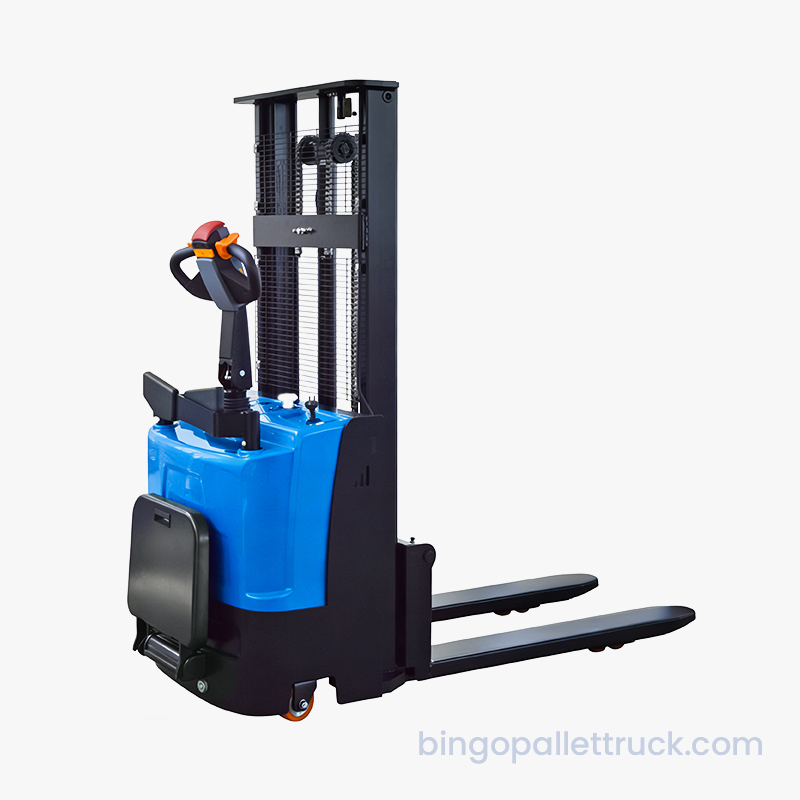1500 kg elektrický stojanový stohovač pre továreň