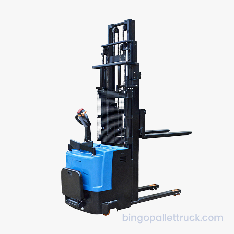 2000 kg Elektrický stojanový stohovač s tromi stožiarmi pre logistiku