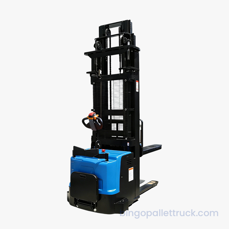 Elektrický stohovací stohovač EPS s hmotnosťou 2 000 kg s vysokým dosahom